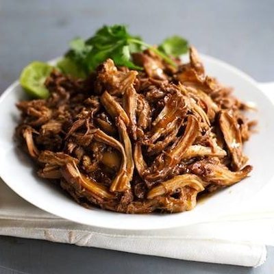 Honey Glazed Crockpot Chicken Adobo - simple pantry ingredients, hardly any hands-on time, 200 calories. | https://bio-research.news