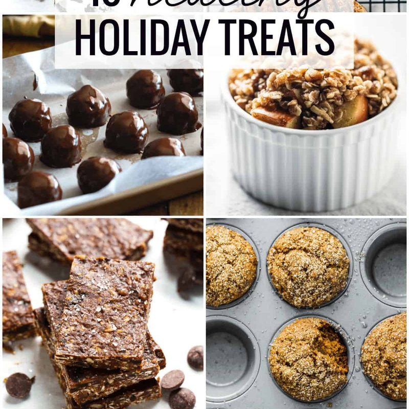 10 Healthy Holiday Treats - Great dessert options for those with a conscious sweet tooth.