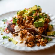 A picture of Roasted Sweet Potato Stacks with Chipotle Sauce